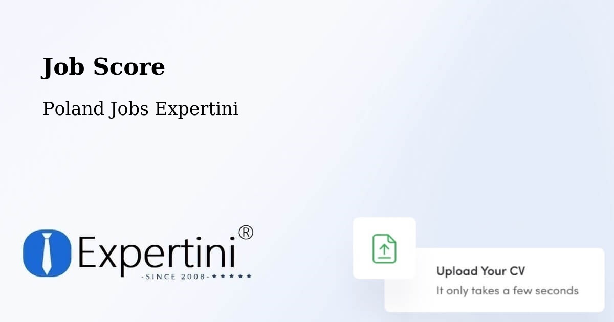 Job Score & Job Description Score Tool – Stepnica - Poland Jobs Expertini